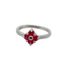 Load image into Gallery viewer, white-gold-ruby-lucky-ring