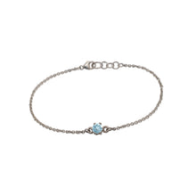 Load image into Gallery viewer, Aquamarine-Birthstone-Bracelet