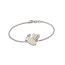 Load image into Gallery viewer, Bee Happy Bracelet in Sterling Silver