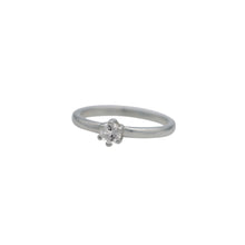 Load image into Gallery viewer,    Diamond-White-Gold-Birthstone-Solitare-Stacking-Ring