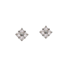 Load image into Gallery viewer, Lucky Stud Earrings in Diamond