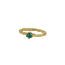 Load image into Gallery viewer, Alexandrite Round Faceted Stacking Ring