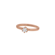 Load image into Gallery viewer, Moonstone-Birthstone-Solitare-Stacking-Ring