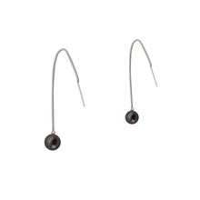 Load image into Gallery viewer, Sterling-Silver-Drop-Pearl-Earrings