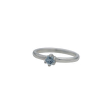 Load image into Gallery viewer, Gray-Spinel-Solitare-Birthstone-Stacking-Ring