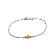 Load image into Gallery viewer, Round Citrine Bracelet in Sterling Silver