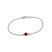 Load image into Gallery viewer, garnet-birthstone-bracelet