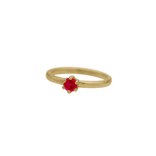 Load image into Gallery viewer, Birthstone-Solitare-Stacking-Ring