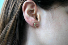 Load image into Gallery viewer, Mismatch Moon and Star Stud Earrings