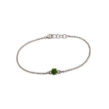 Load image into Gallery viewer, green-tourmaline-birthstone-bracelet