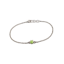 Load image into Gallery viewer, peridot-birthstone-bracelet