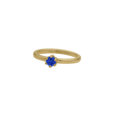 Load image into Gallery viewer, sapphire-Birthstone-Solitare-Stacking-Ring