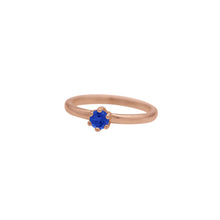 Load image into Gallery viewer, sapphire-Birthstone-Solitare-Stacking-Ring