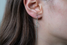 Load image into Gallery viewer, Mismatch Moon and Star Threader Earrings