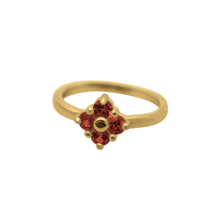 Lucky-Clover-Ring-Garnet-yellow-