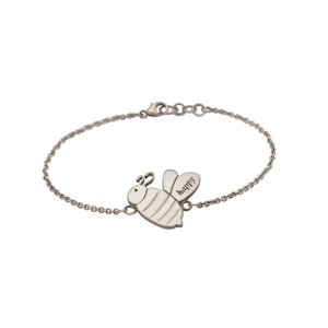 Bee Happy Bracelet in Sterling Silver