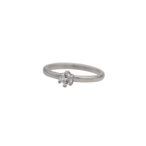    Clear-Quartz-Sterling-Silver-Birthstone-Solitare-Stacking-Ring