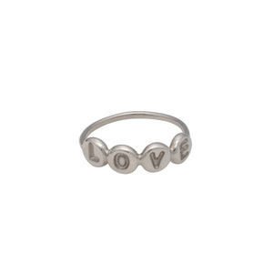 Love Ring in Sterling Silver