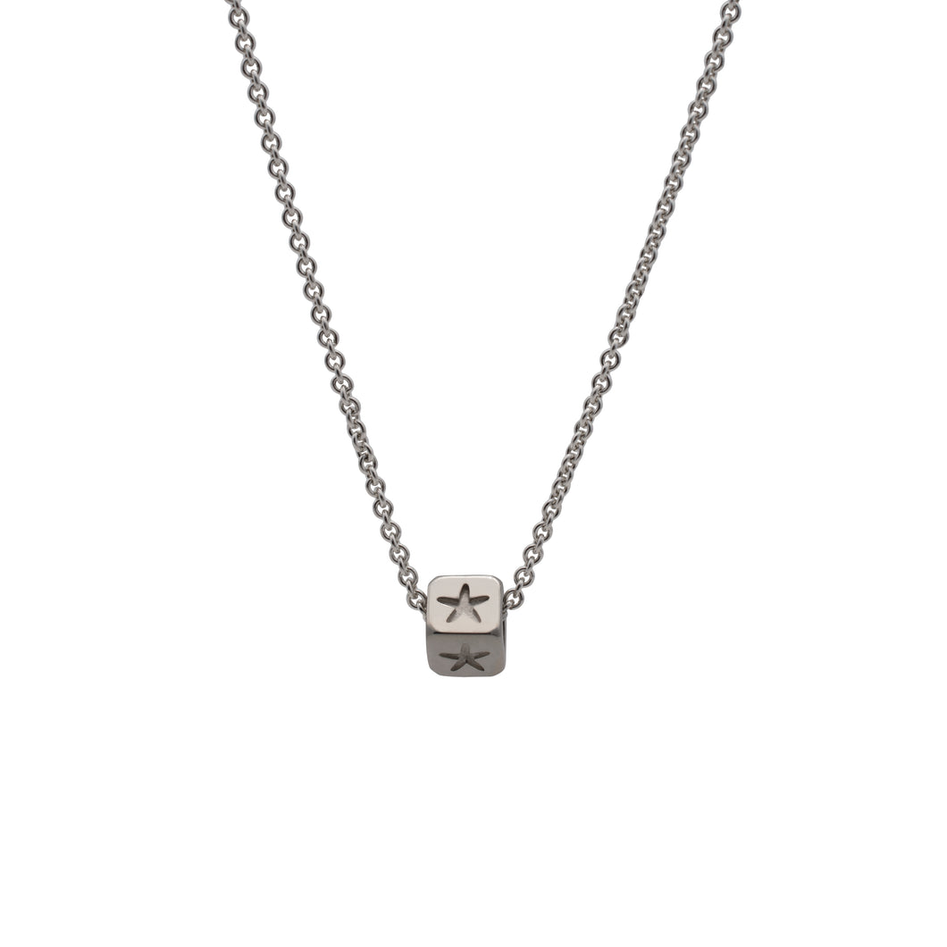 Starfish Box Pendant in Sterling Silver