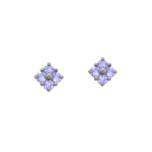 Sterling-Tanzanite-Lucky-Clover-Stud-Earrings
